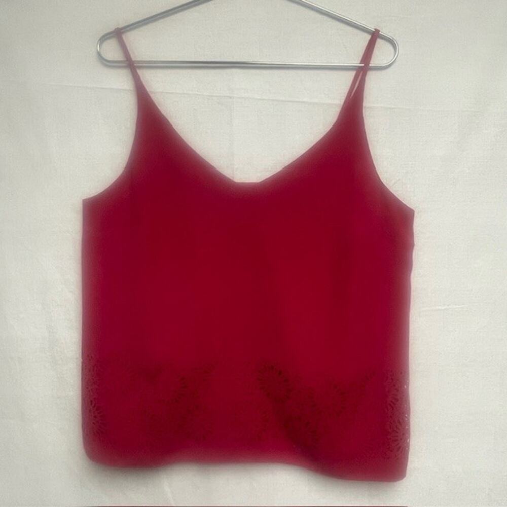 Banana Republic Hot Pink Spaghetti Strap Women's Tank Top -Size L